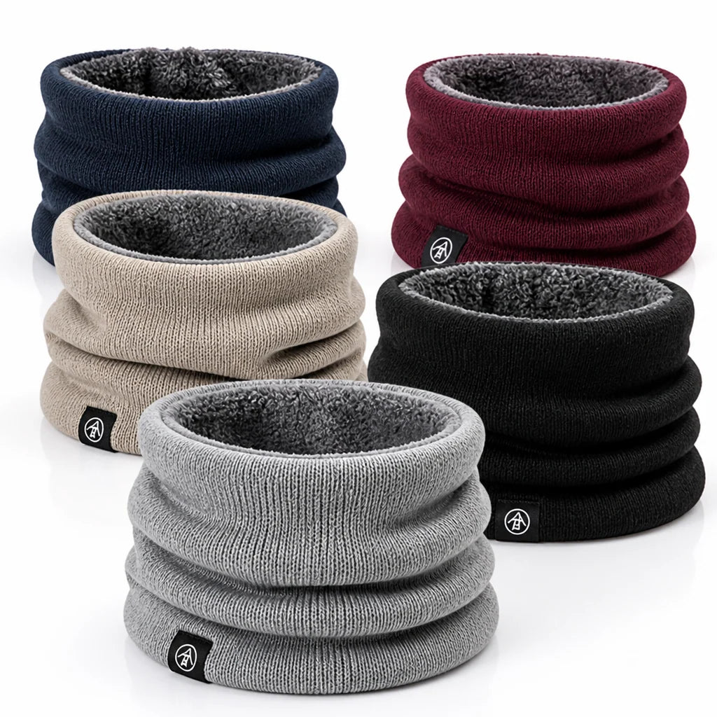 Neck Gaiter Fleece Lined & Windproof (Adjustable Drawstring)