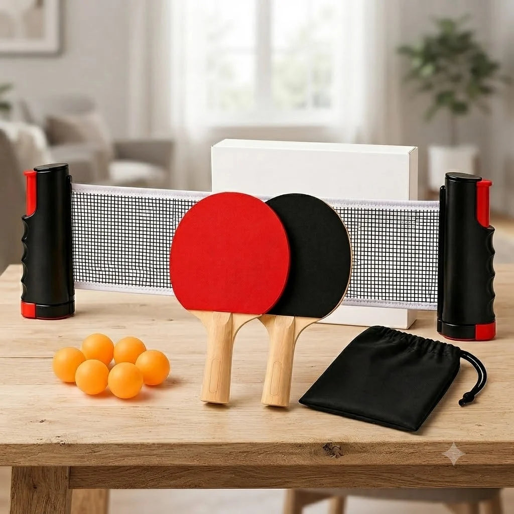 PingPro™ Table Tennis Set – Play Instantly Anywhere