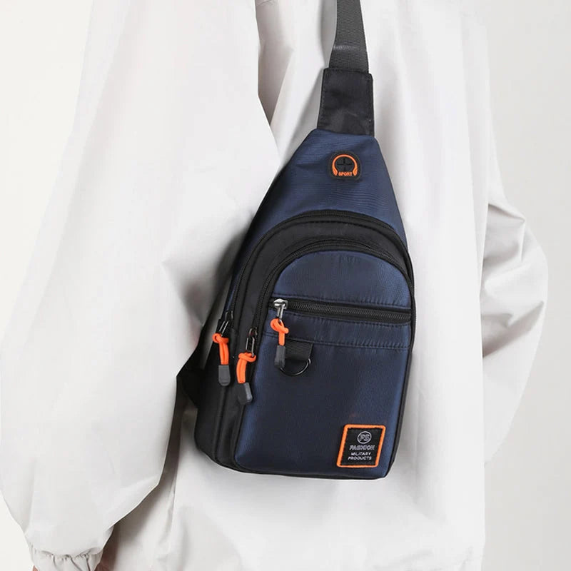 Waterproof Shoulder Bag with Multiple Compartments