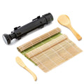 Sushi Maker Bazooka Rice Mold Kit & Bamboo Rolling Mat (7 piece)