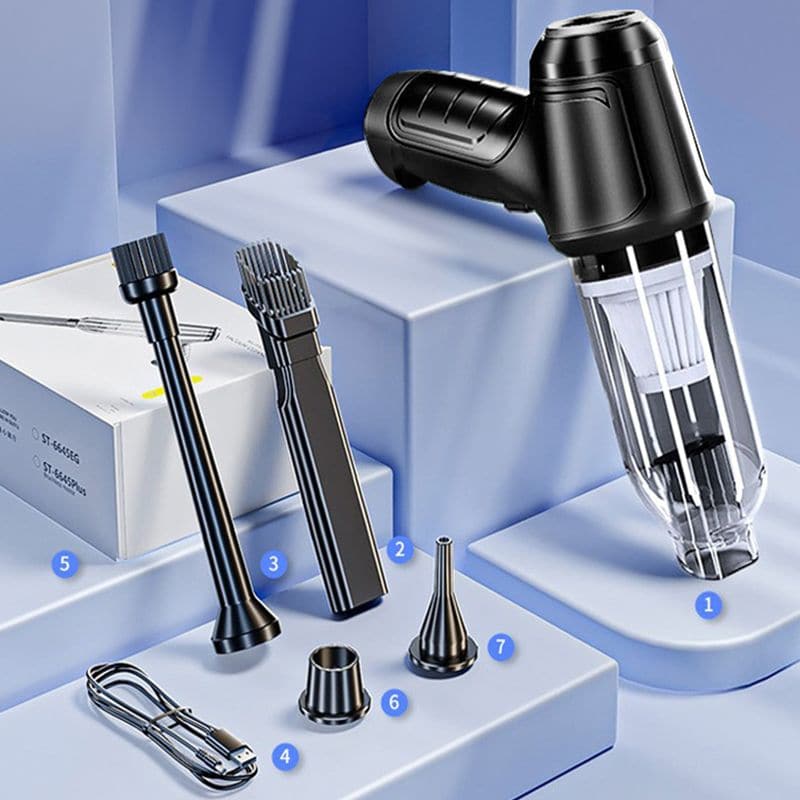 Car Vacuum Cleaner Cordless USB Rechargeable