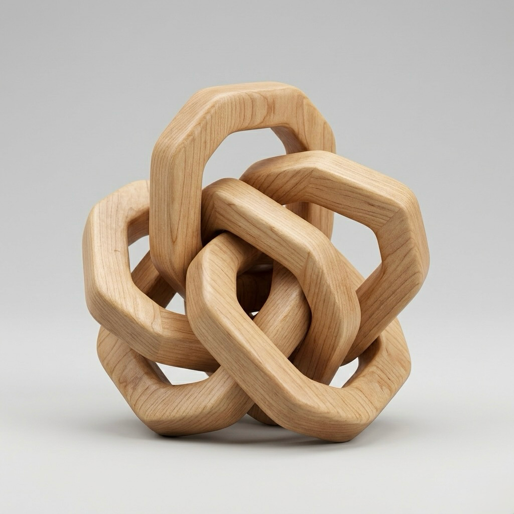 Wood Knot Decorative Sculpture