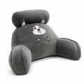 Extra-large reading pillow with memory foam and backrest (with armrests)