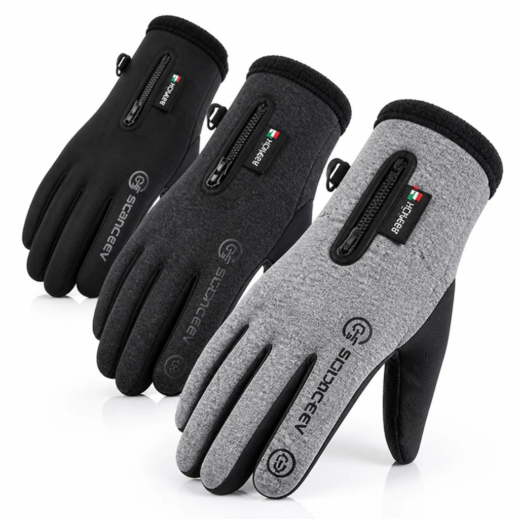 Waterproof Touchscreen Thermal Gloves (Non-Slip Palm)