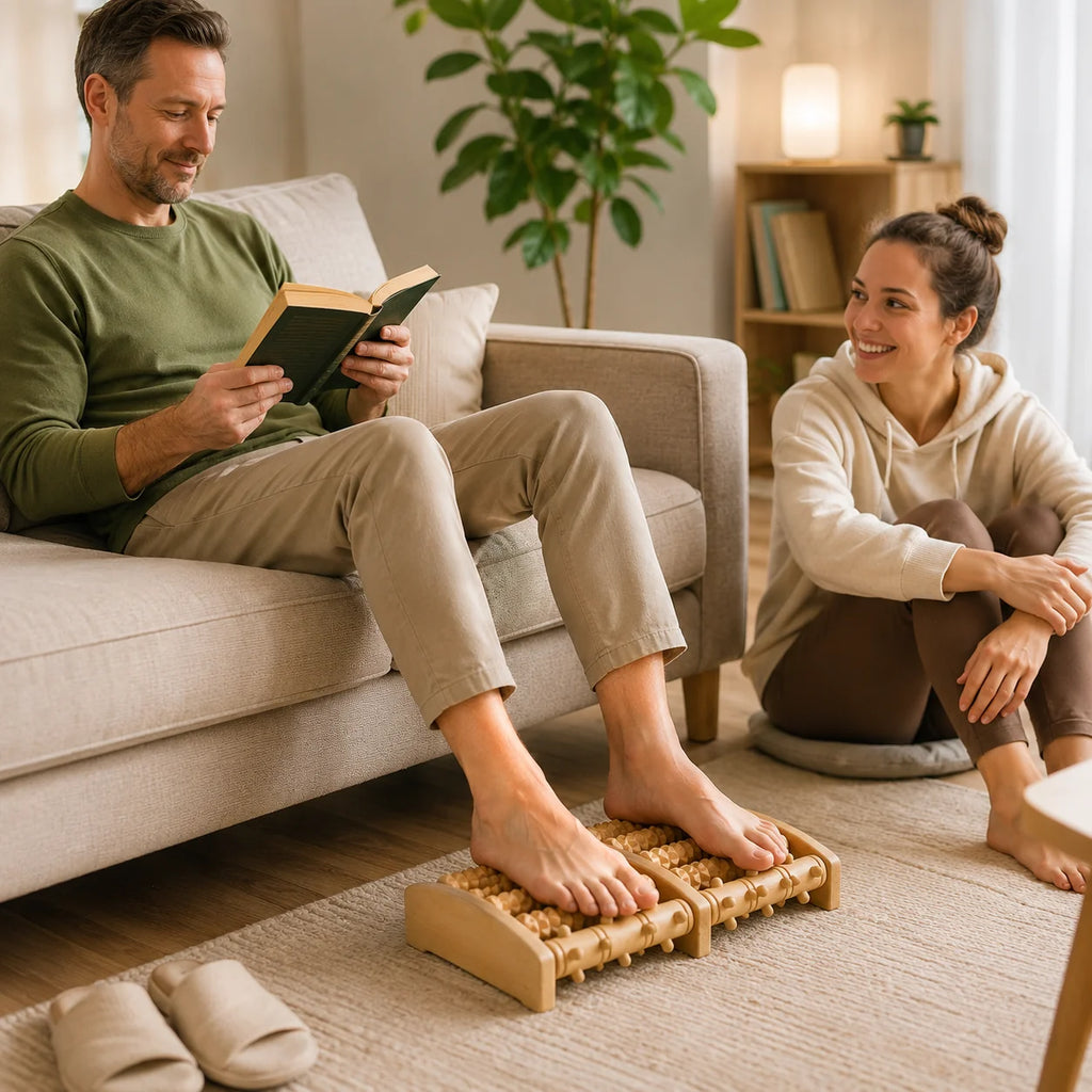 Foot Massage Board Made of Wood – Reflexology Massage