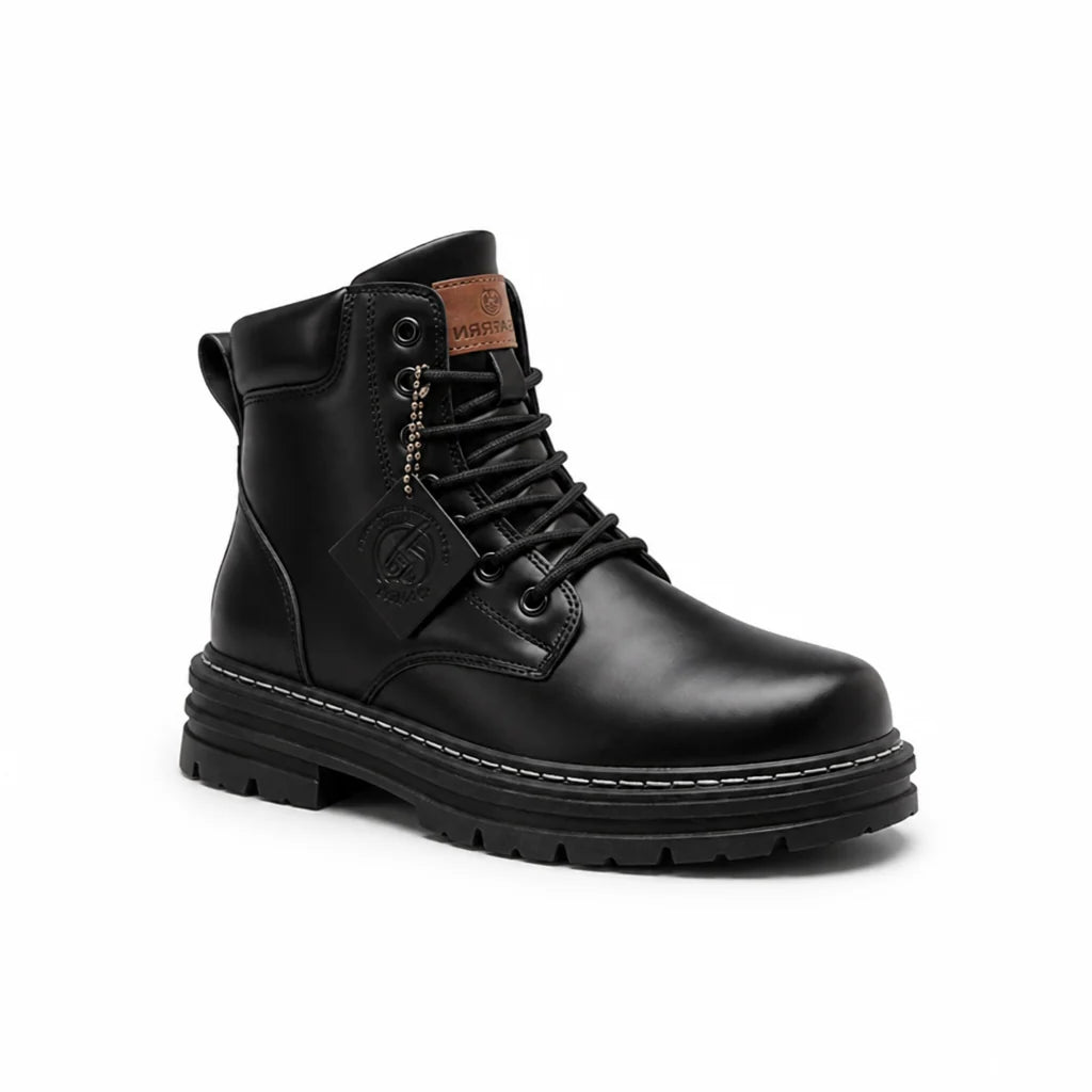 Padded Collar & Profile Sole Rubber Boots for Hiking