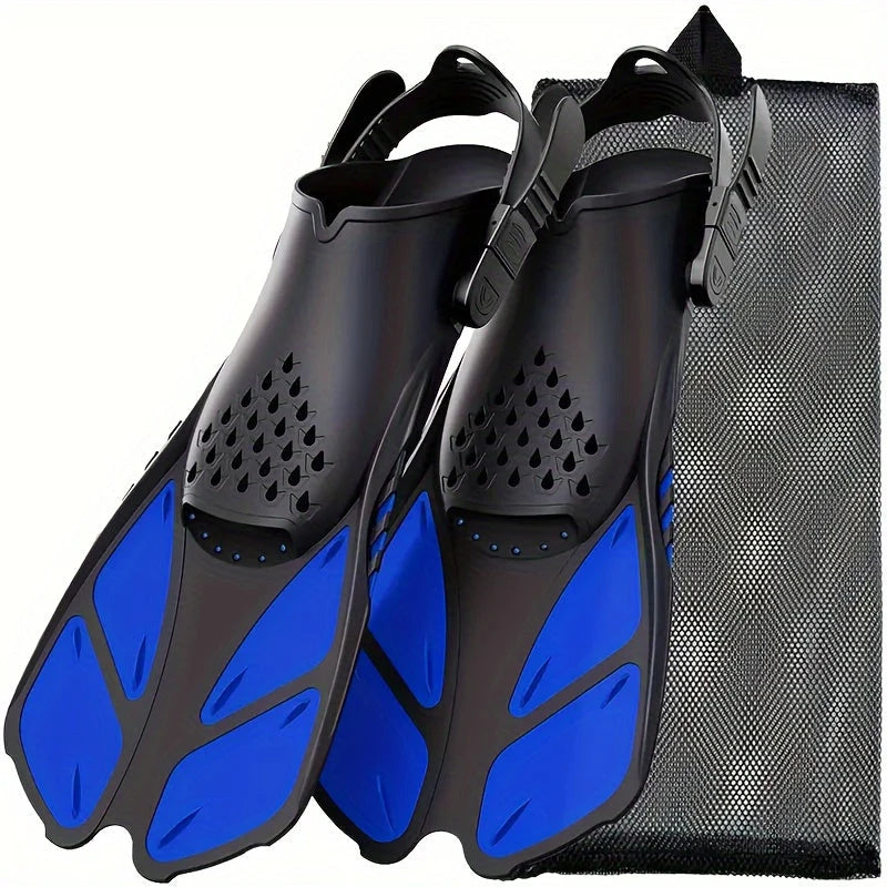 Adjustable Short Snorkel Fins – Open Heel