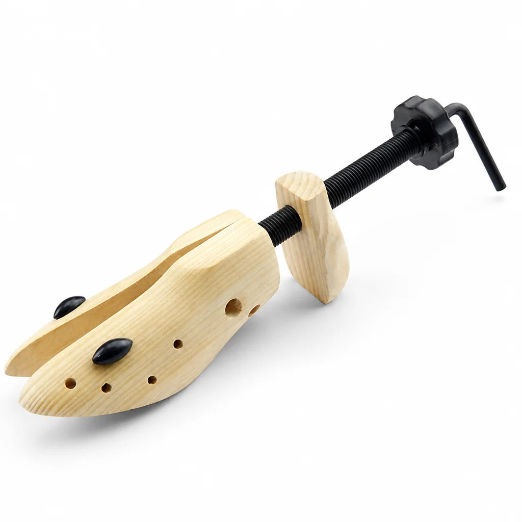 Adjustable Wooden Shoe Tree in Width & Length (Sizes 34-48)