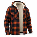 Thermally Lined Hooded Flannel Overshirt