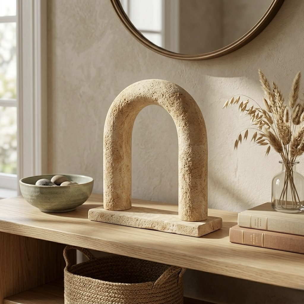 Stone Arch Sculpture, Modern Decor