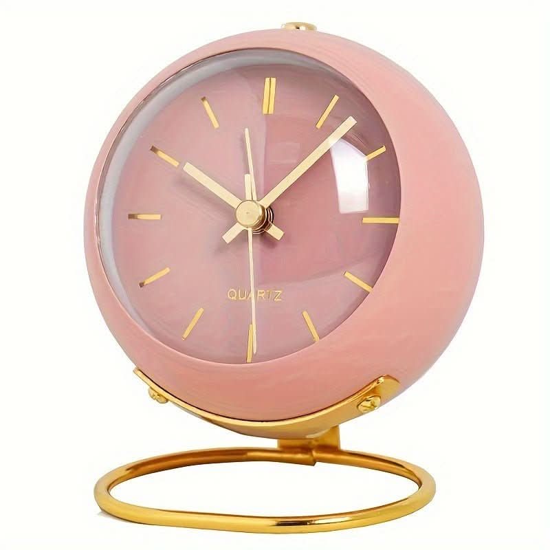 Analog Alarm Clock Silent Non-Ticking Movement