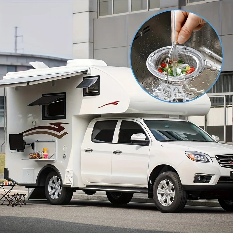 Stainless Steel Drain Strainer Protection Against Clogs