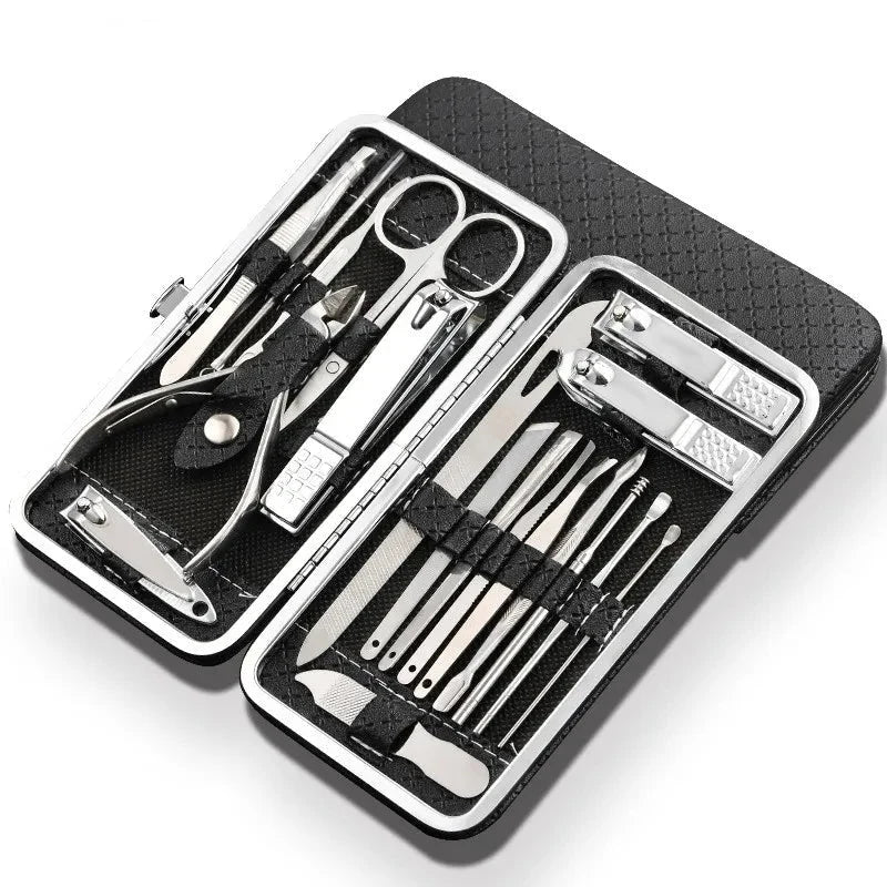 Manicure Set, 19-in-1 Stainless Steel Tools