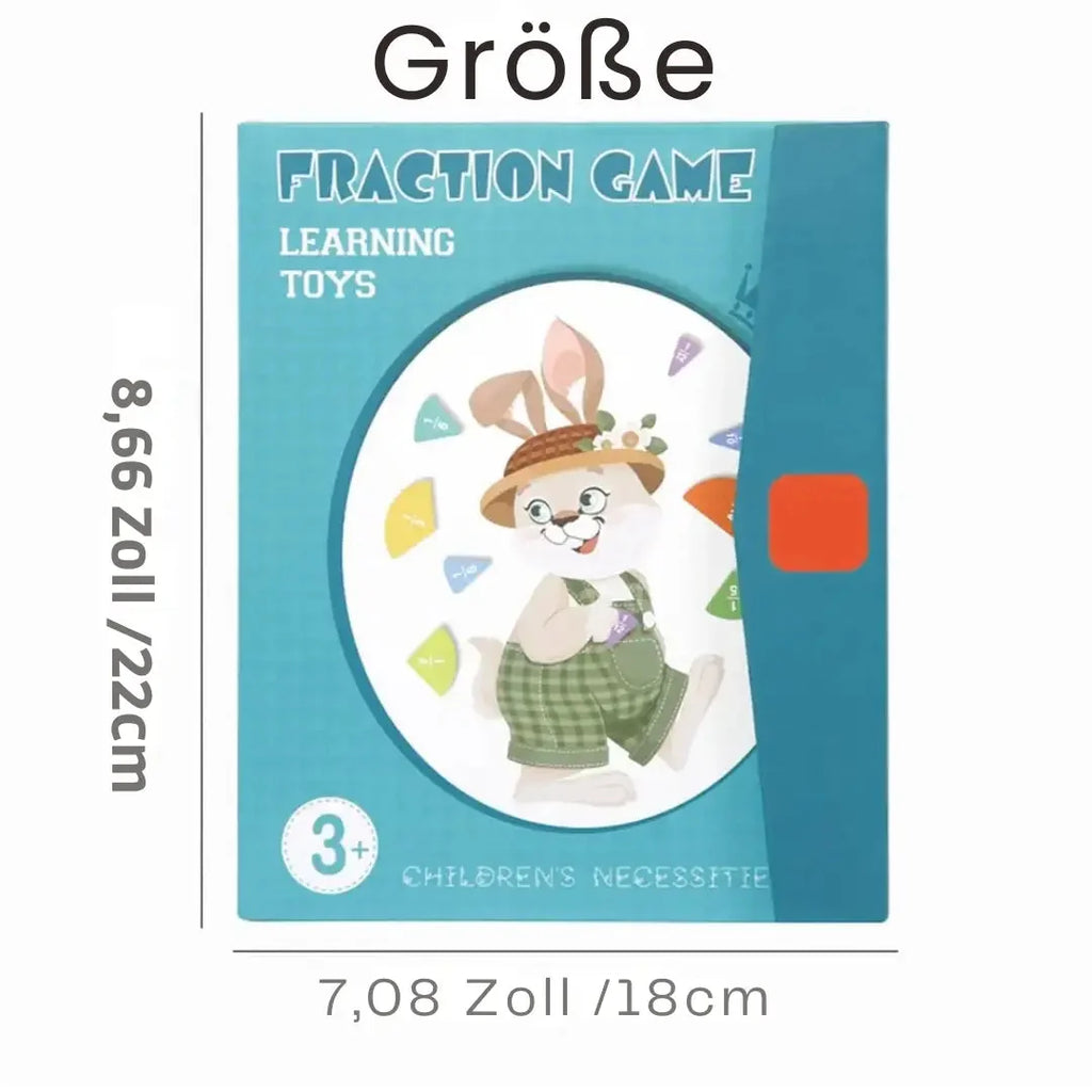 Fraction Magnet – Playful Math Learning Set for Children Aged 6 and Up