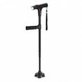 Lightweight Aluminum 4-Point Folding Cane (LED & Alarm) C3