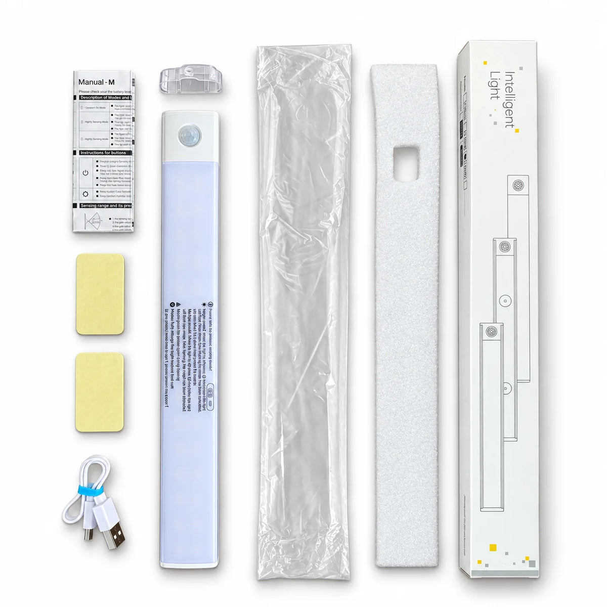 Motion-Controlled Rechargeable Magnetic LED Strip Light (No Drilling)