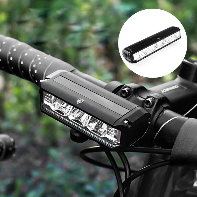 900 Lumen Wide Angle USB Rechargeable Bicycle Light (IPX4 Waterproof)
