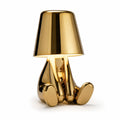 Energy-Saving LED Sculpture Desk Lamp (Gold/Silver)