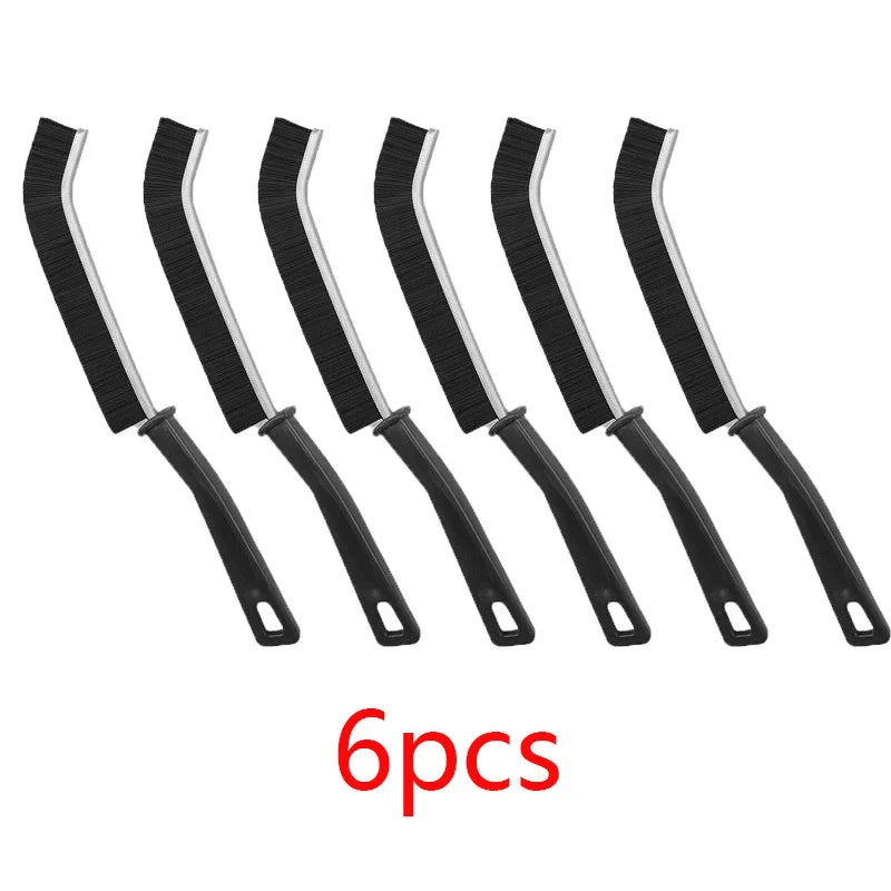 Grout Brush Long Handle & Nylon Bristles (3 Pack Set)