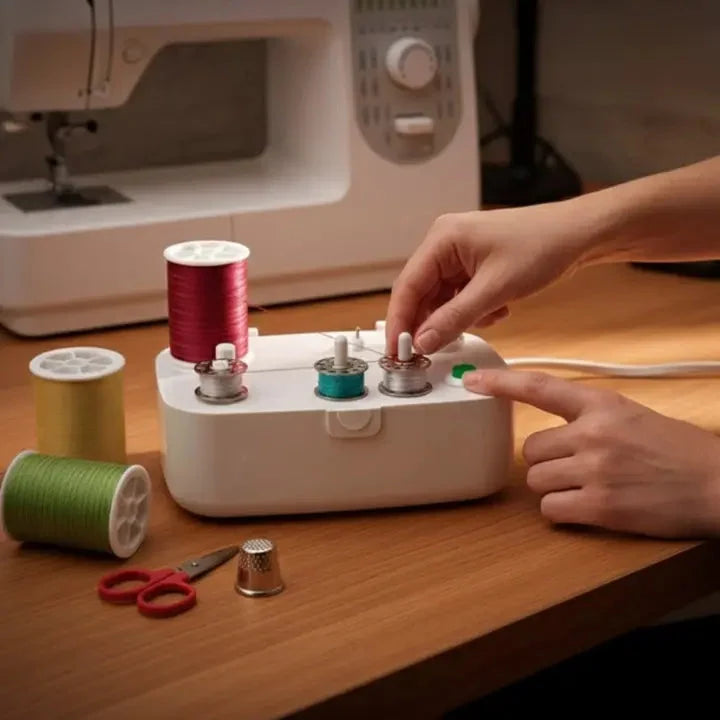 TurboSpin™ — spool in no time so your sewing flow never stops!