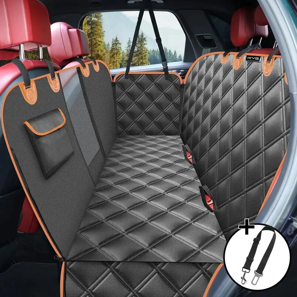 Dog Car Seat Cover Waterproof Back Seat Extender