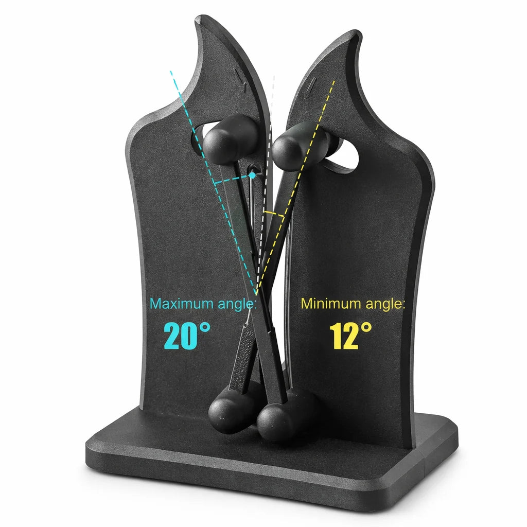 Knife sharpener for straight and serrated blades