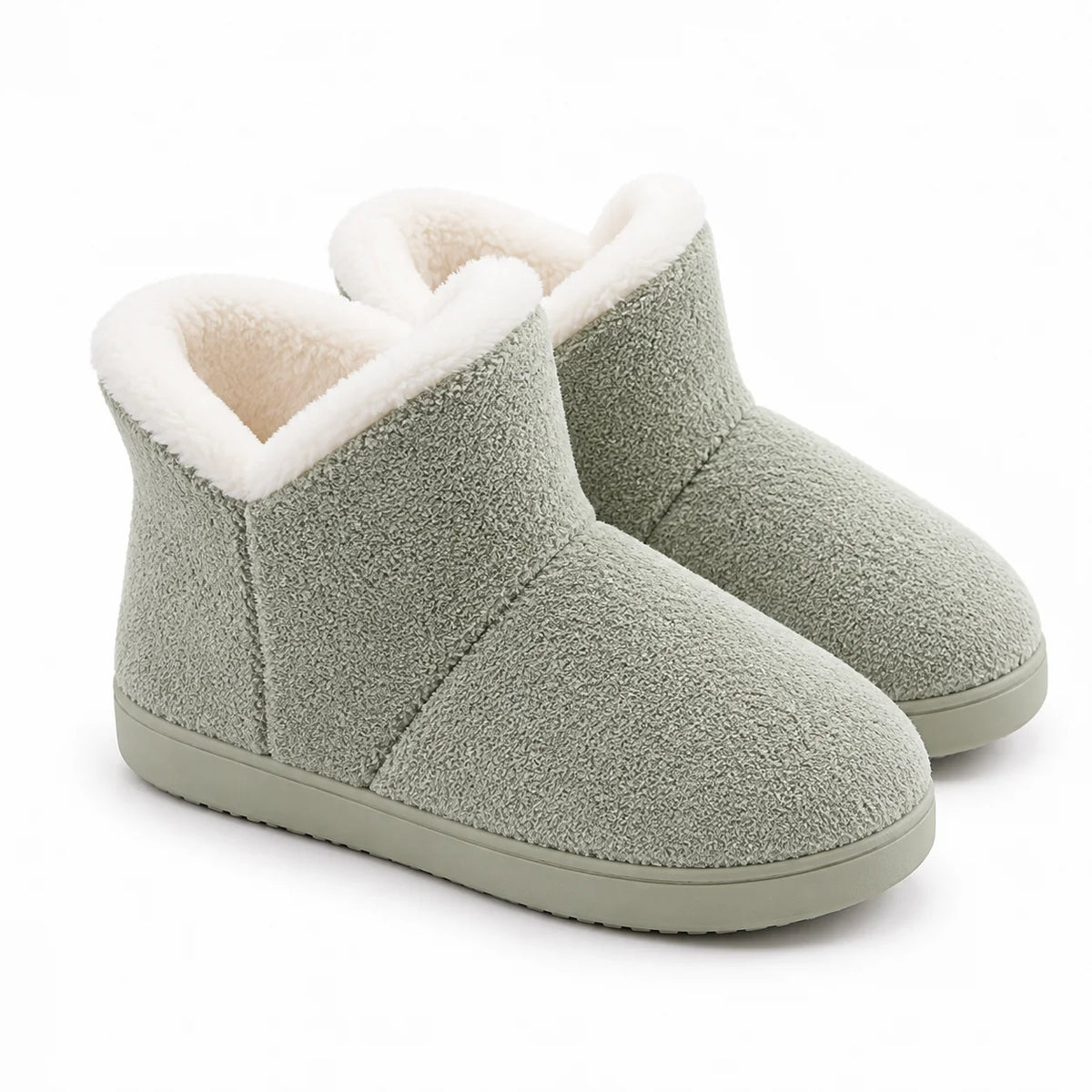 Lined, Non-Slip Ankle Boot Slippers