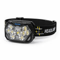 2000 Lumen USB-C Rechargeable Motion Sensor Headlamp