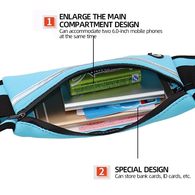 PacePocket Running Belt – Waterproof & Shockproof