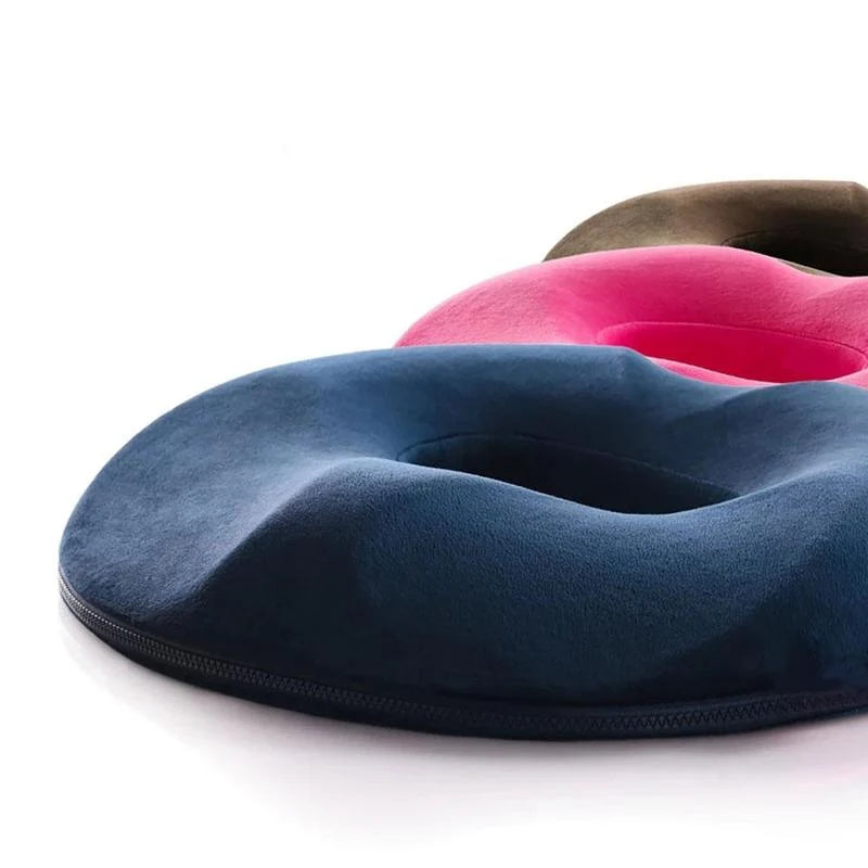 Hemorrhoid Seat Cushion, Donut Pillow, Memory Foam Support