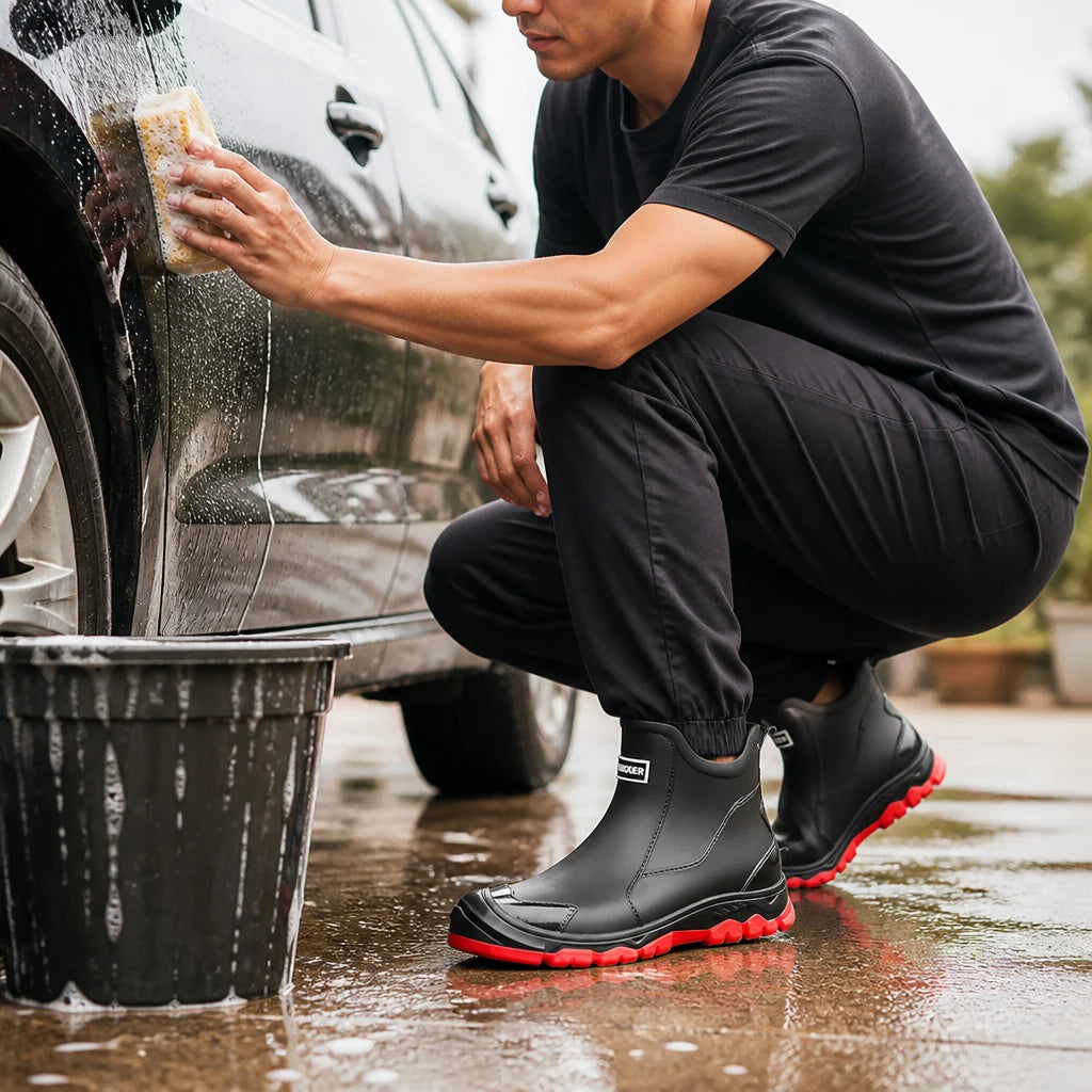 Waterproof Non-Slip Ankle Rain Boots