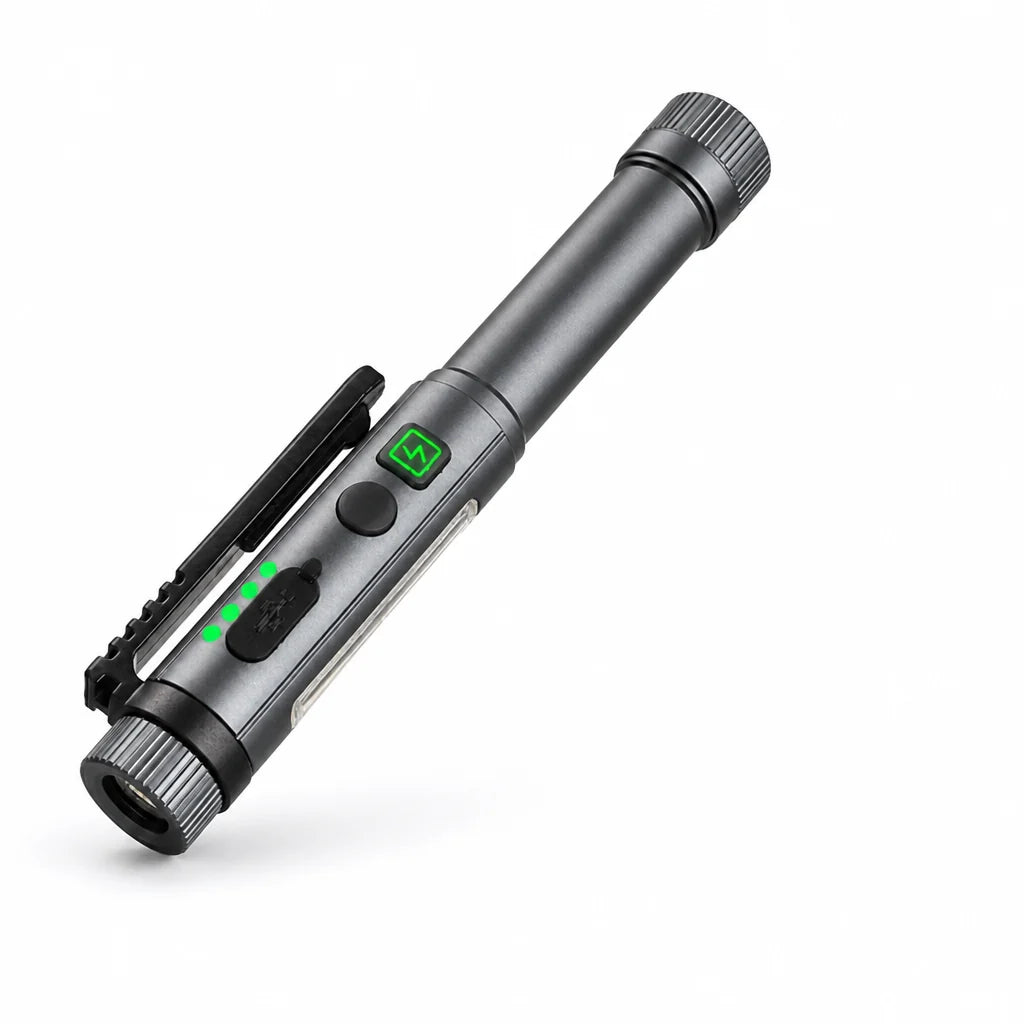 600 Lumen Magnetic Aluminum Alloy Pen Light (USB-C Rechargeable)