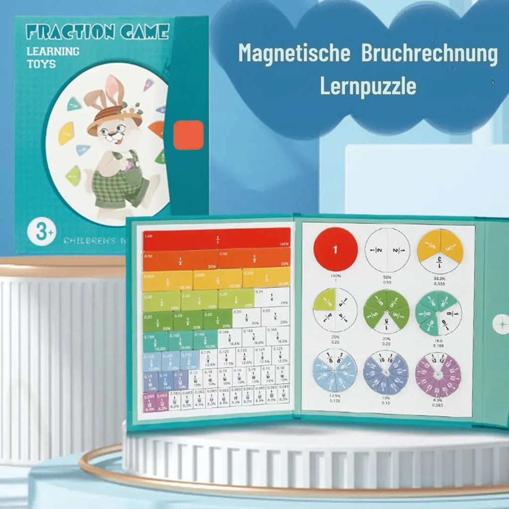 Fraction Magnet – Playful Math Learning Set for Children Aged 6 and Up