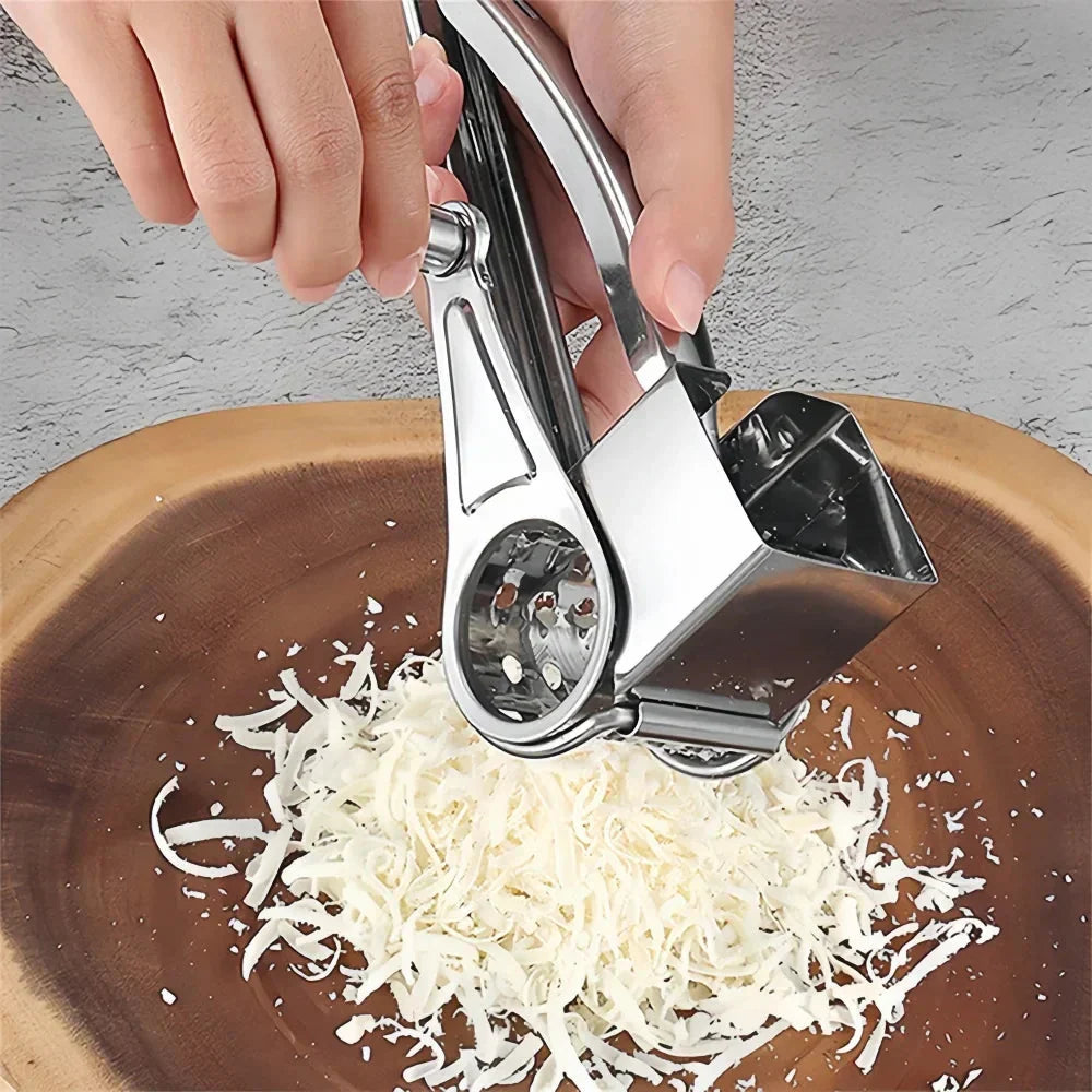 Rotary Cheese Grater made of Stainless Steel