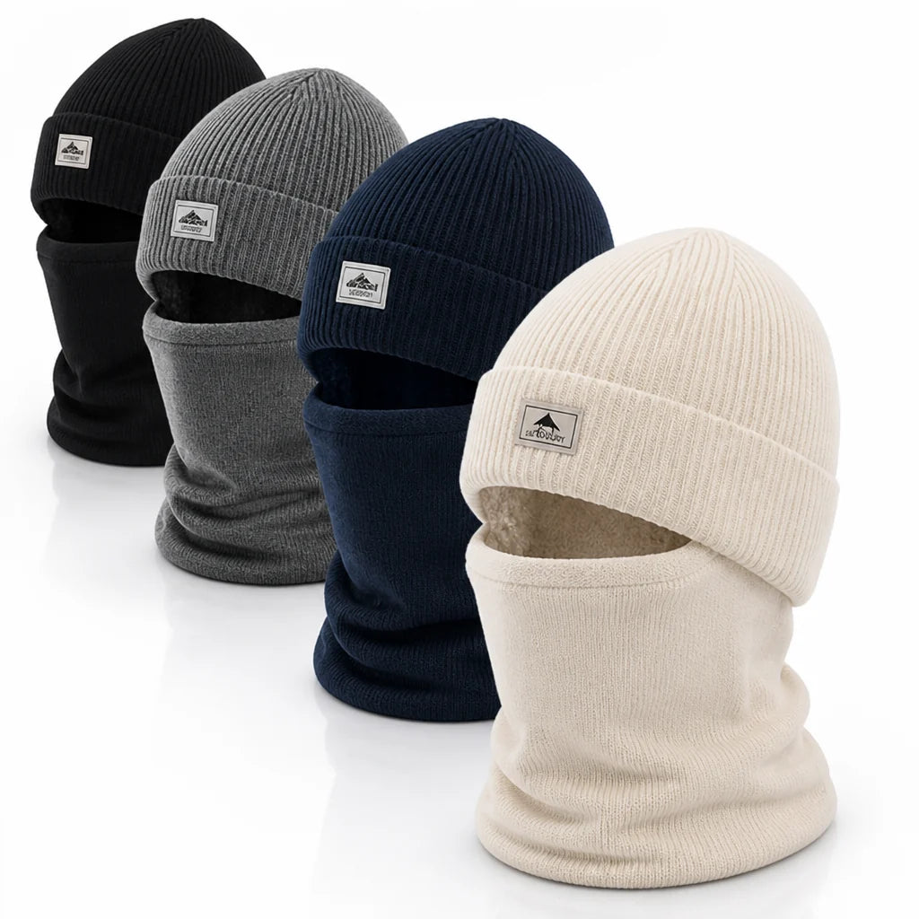 Thick Knitted Windproof Balaclava (Integrated Face Mask)