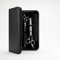 Stainless Steel Hair Cutting Set for Thinning and Cutting (Razor Comb & Case)