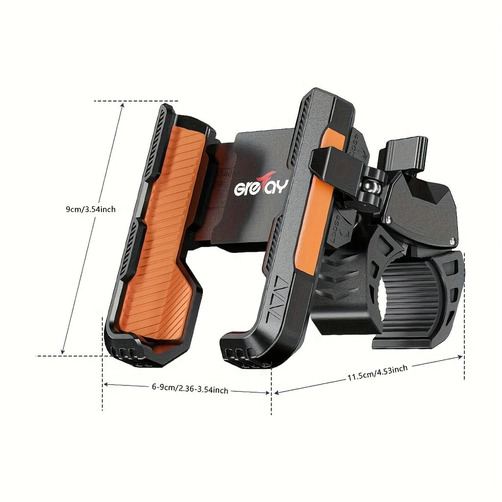 Bicycle Mobile Phone Holder with Quick Release & 360° Rotation