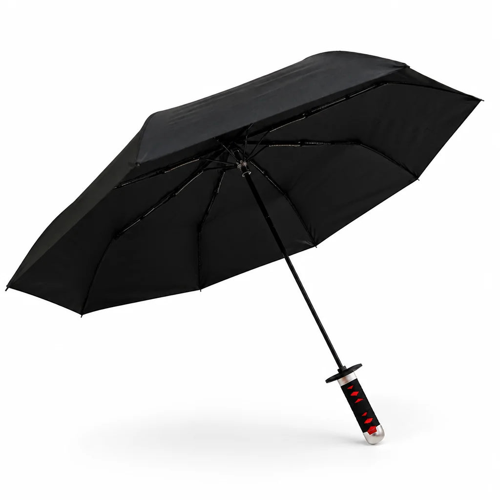 Windproof and UV-safe Foldable Umbrella in Katana Style