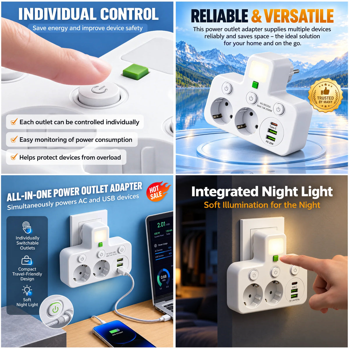 PowerNest™ — Finally order and full control over all your devices!