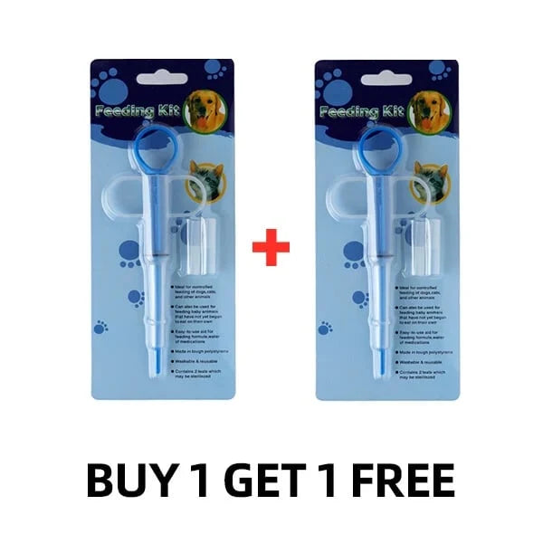 Pet Medication Dispenser Tablet Feeder Double Tip (2 Pack)