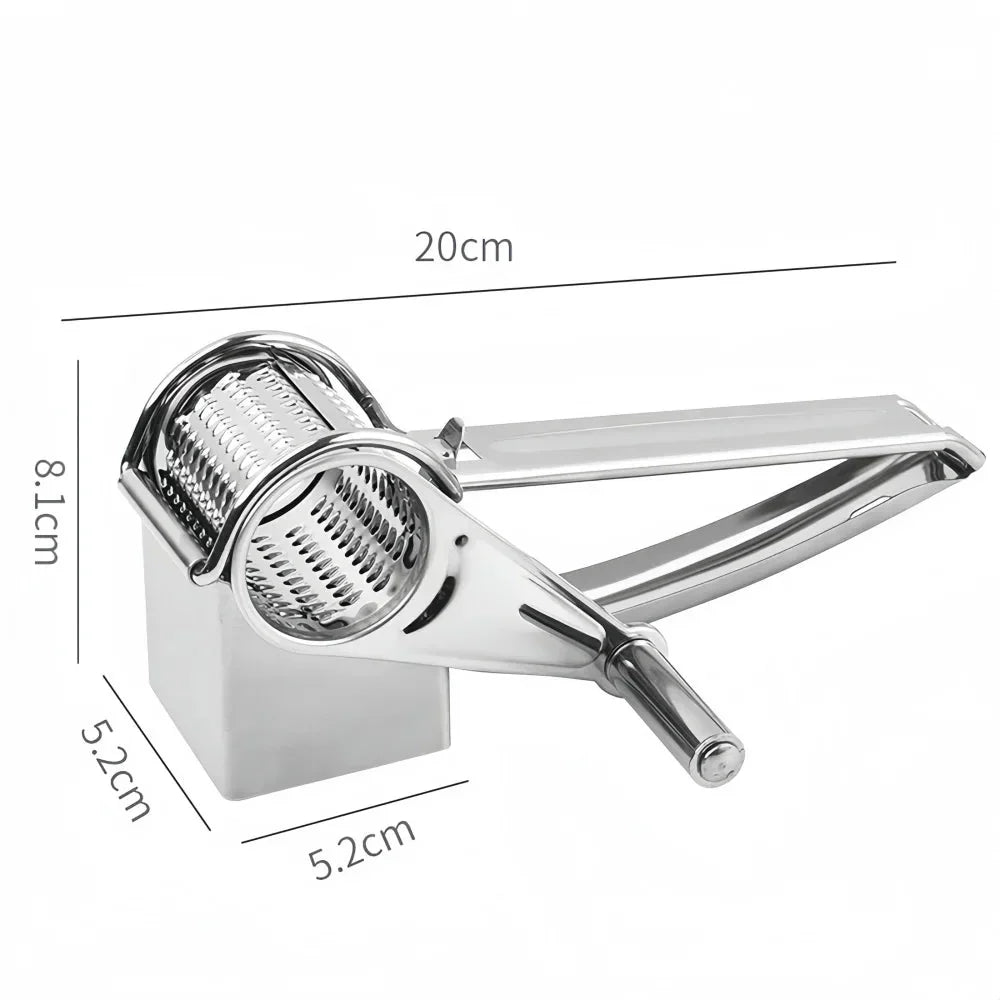 Rotary Cheese Grater made of Stainless Steel