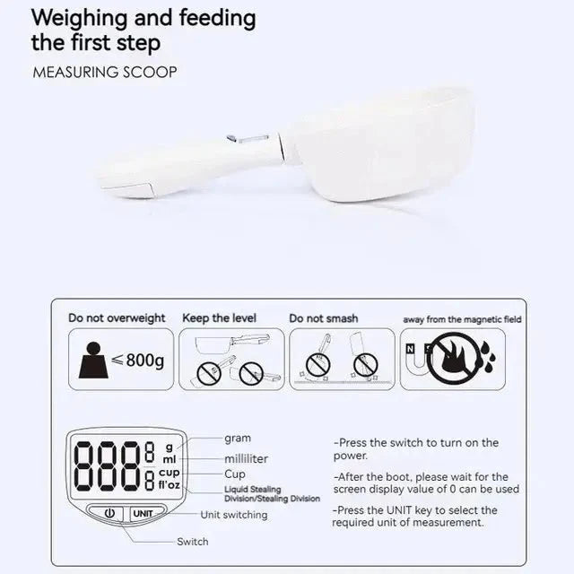 Digital Measuring Spoon with 800g Scale