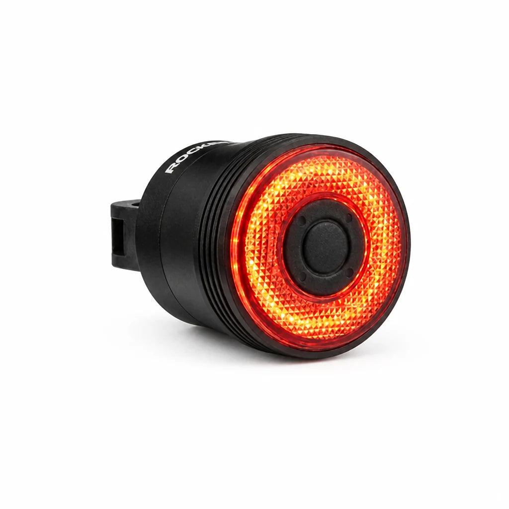 Intelligent Brake Light with 60 Lumen Rechargeable Rear Light for Bicycles