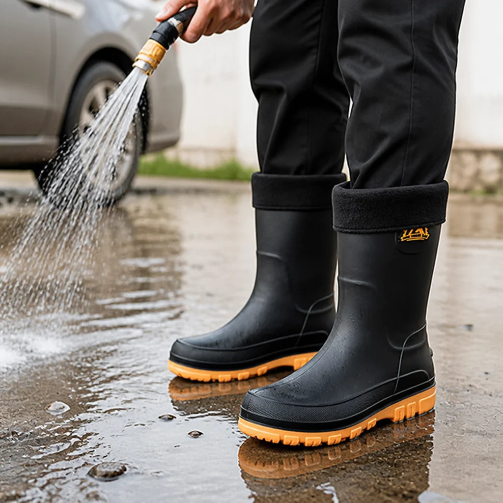 Waterproof Non-Slip Rubber Shoes for Men in Rain