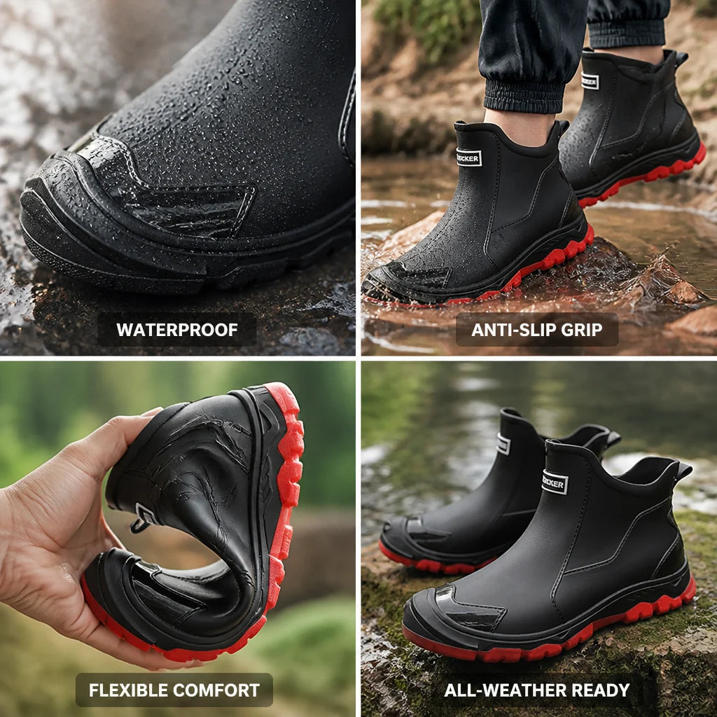 Waterproof Non-Slip Ankle Rain Boots