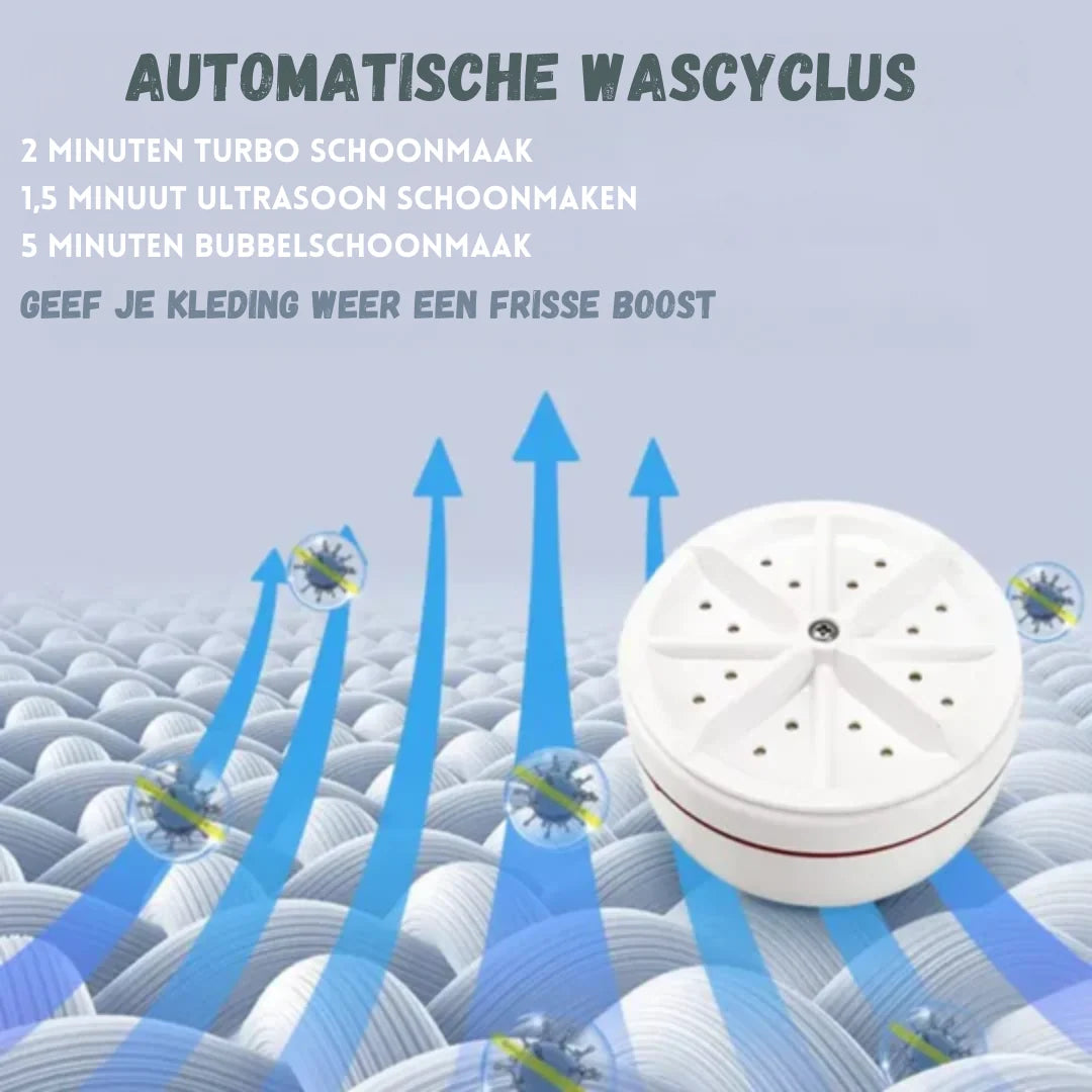 MiniWash Ultrasonic Mini Washing Machine USB