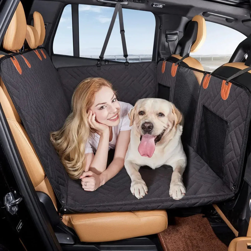 Dog Car Seat Cover Waterproof Back Seat Extender