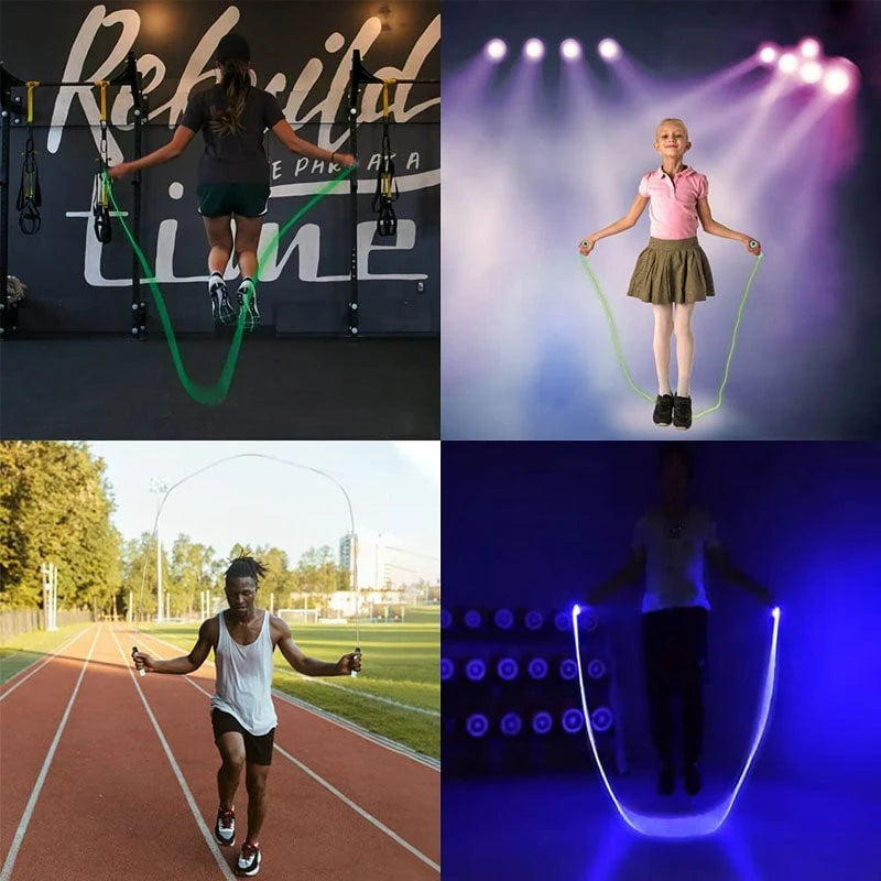 FlashPulse™ — Light up your workout and stay safe with every jump!