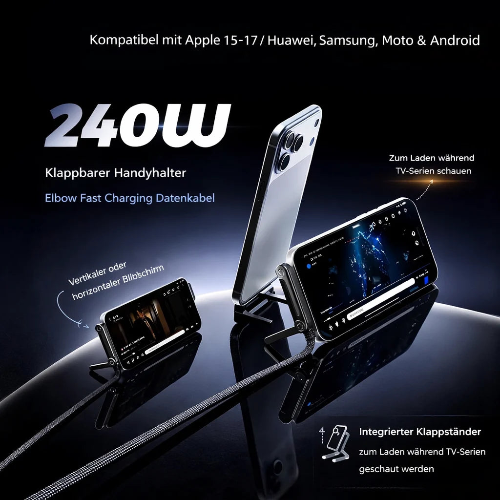 VeloGrip™ Power Cable — Lightning-Fast Charging and Rock-Solid Grip for Limitless Freedom
