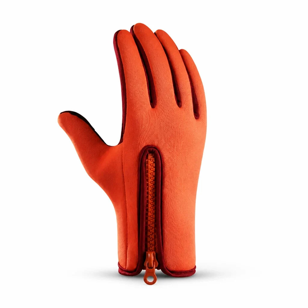 Waterproof & Windproof Fleece-Lined Winter Gloves with Touchscreen Function